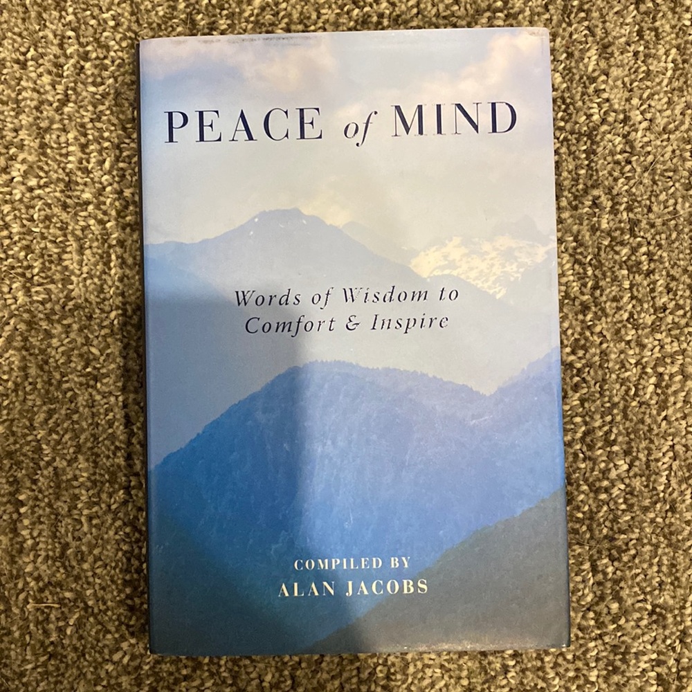 BOOK - Peace of Mind by Alan Jacob’s